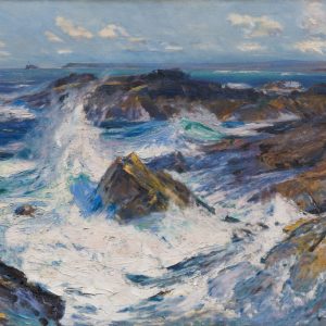 Art Collection – Greeting Card 'St Ives Bay from Clodgy' by Robert Borlase Smart (1881-1947)