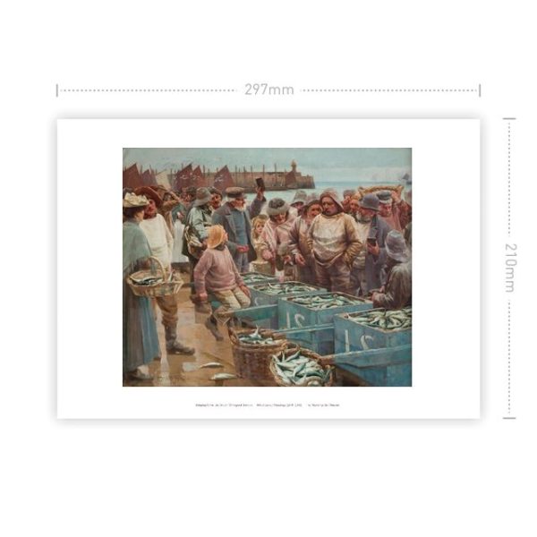 Art Collection - St Ives Fish Market by Edward Robert King (1863-1951) Print - Image 2