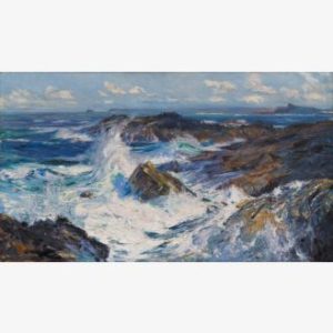 Art Collection – Postcard 'St Ives Bay from Clodgy' by Robert Borlase Smart (1881-1947)