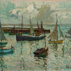 Art Collection - Print 'St Ives Harbour' by John Anthony Park (1880-1962)