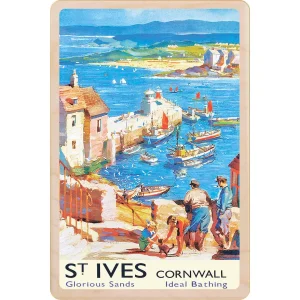 Wooden Postcard - St Ives